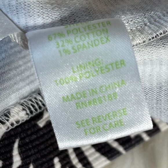 Lily Pulitzer Cameo Layton Brown/White Zebra Print Dress Sz XS - Picture 6 of 10